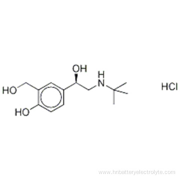 1,3-Benzenedimethanol, a1-[[(1,1-dimethylethyl)amino]methyl]-4-hydroxy-,hydrochloride (1:1),( 57188115,a1R)- CAS 50293-90-8